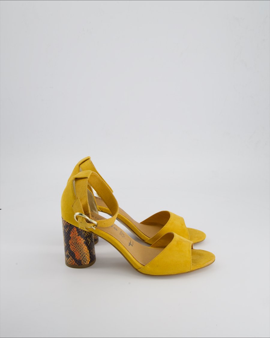 Tamaris Heels Suede Yellow 40 EU