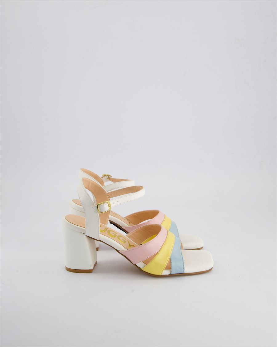 Puggy Heels Leather Multicolour 39 EU