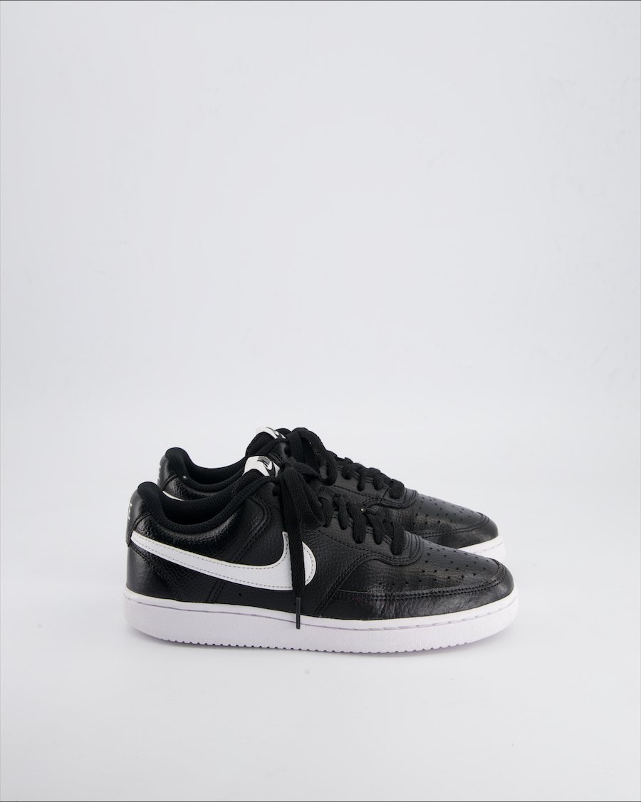 Nike Court Vision Trainers Leather Black 37.5 EU