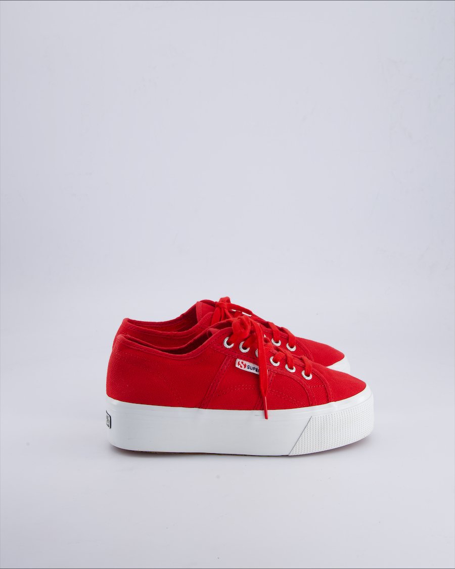 Superga Trainers Cloth Red 37 EU