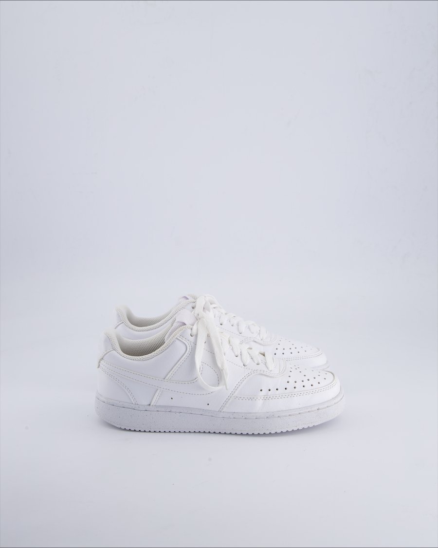 Nike Court Vision Low Next Nature Trainers Leather White 37.5 EU
