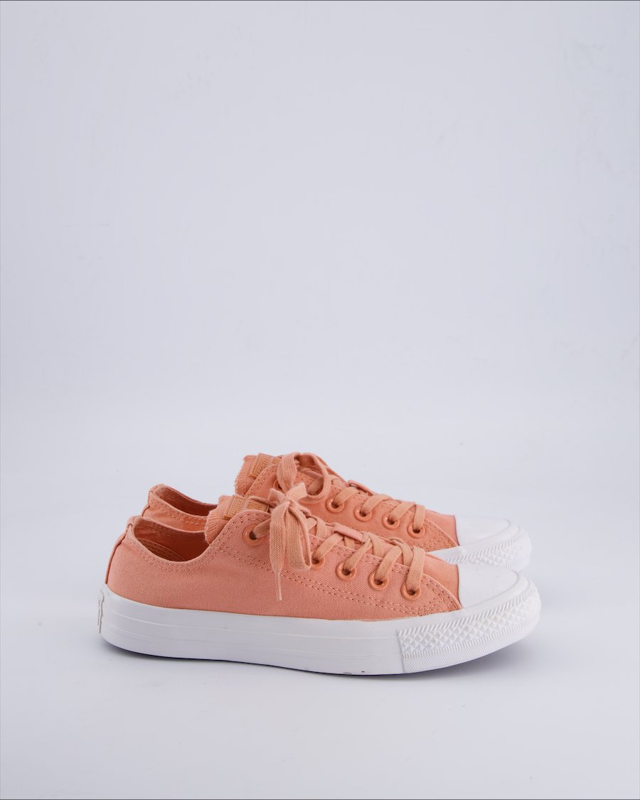 Converse Trainers Leather Pink 37.5 EU