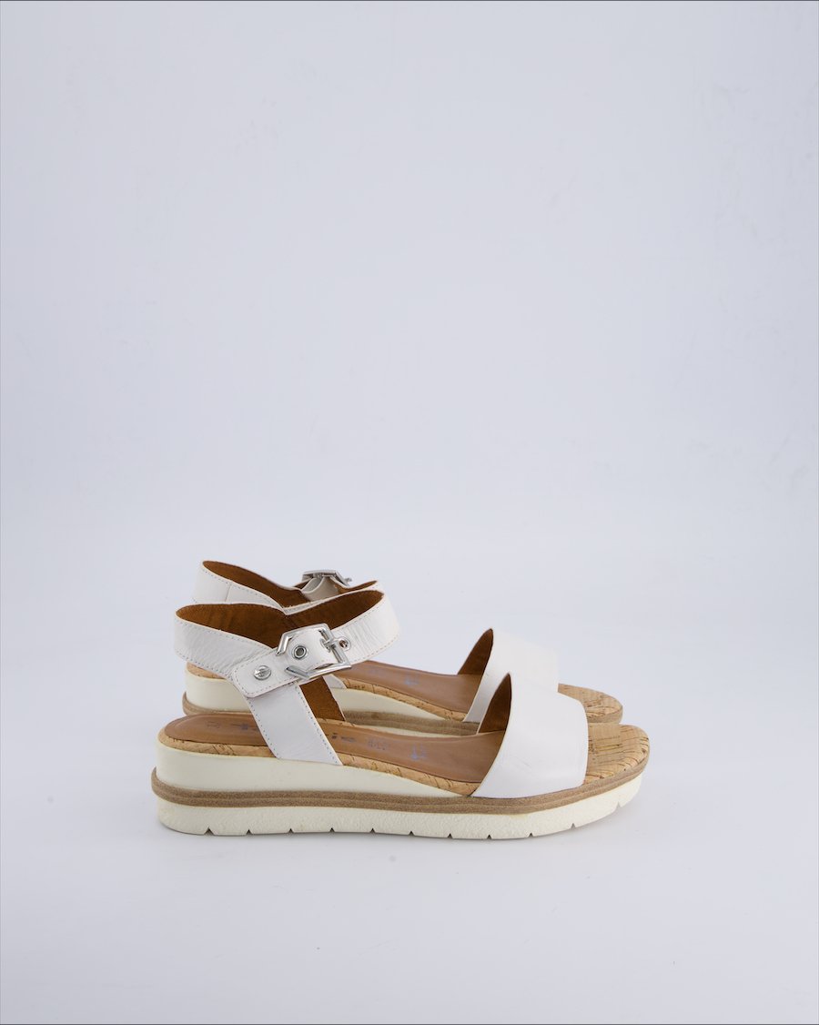 Tamaris Sandals Polyurethane White 37 EU