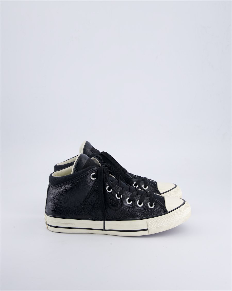 Converse Trainers Leather Black 37 EU