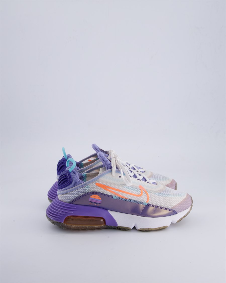 Nike Air Max 2090 Se Trainers Leather Purple 36.5 EU