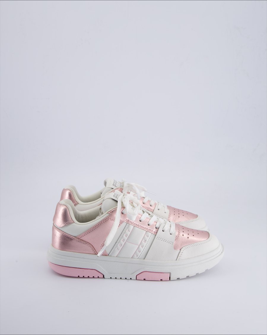 Tommy Jeans Trainers Leather White 37 EU