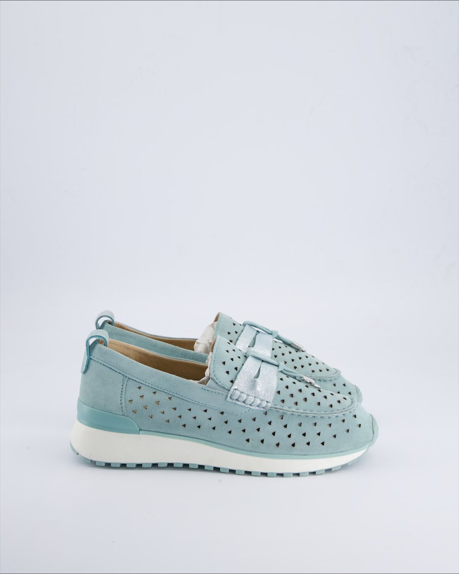 Caprice Flats Suede Turquoise 38 EU