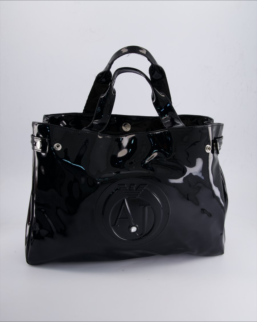 Armani Jeans Handbags Plastic Black