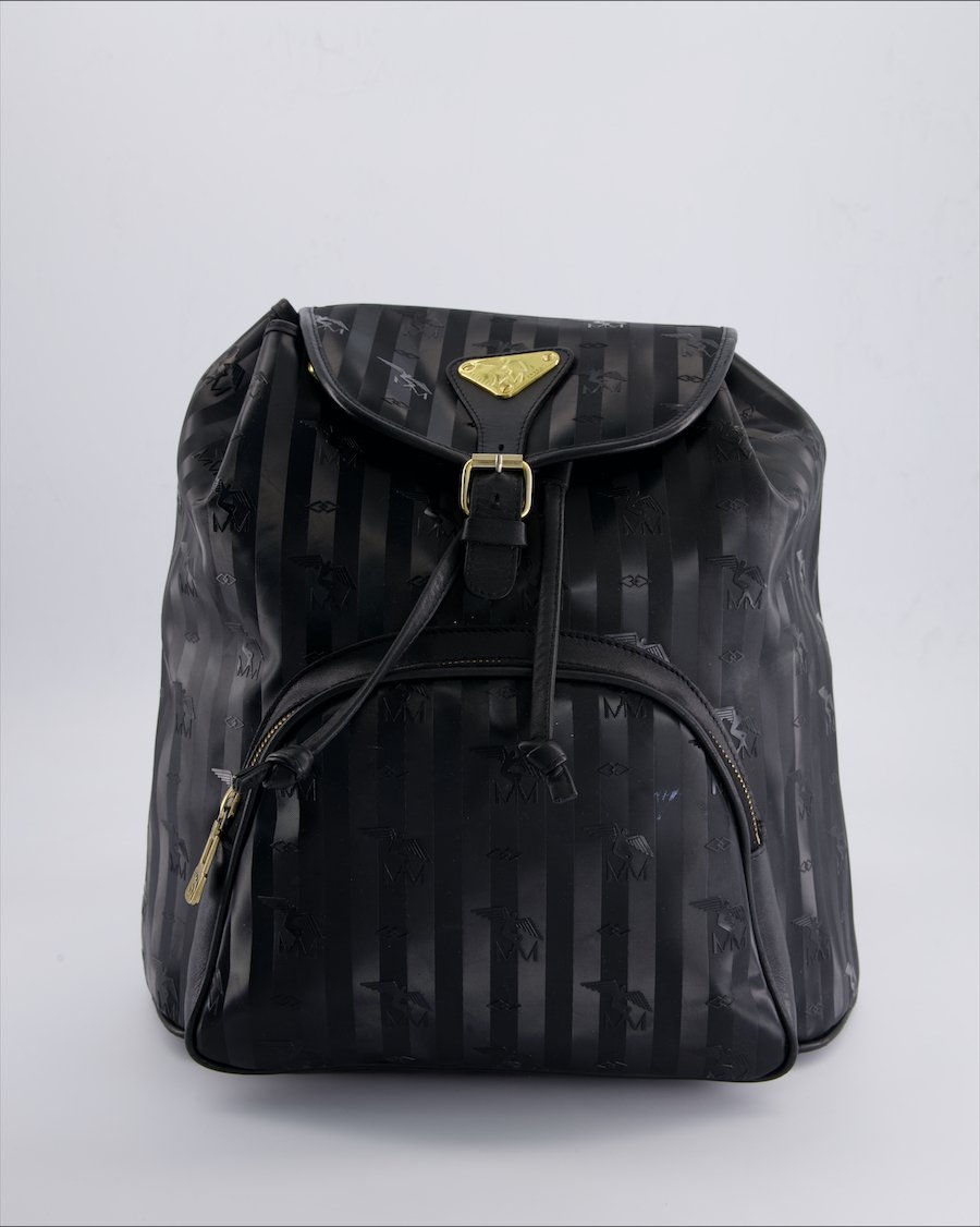 Mollerus Backpacks Leather Black