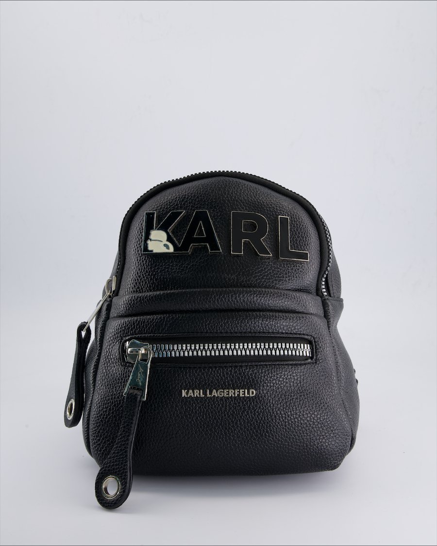 Karl Lagerfeld Backpacks Leather Black