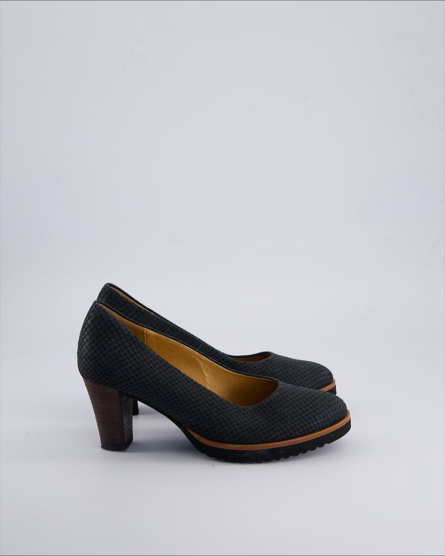 Gabor Heels Suede Navy 35.5 EU