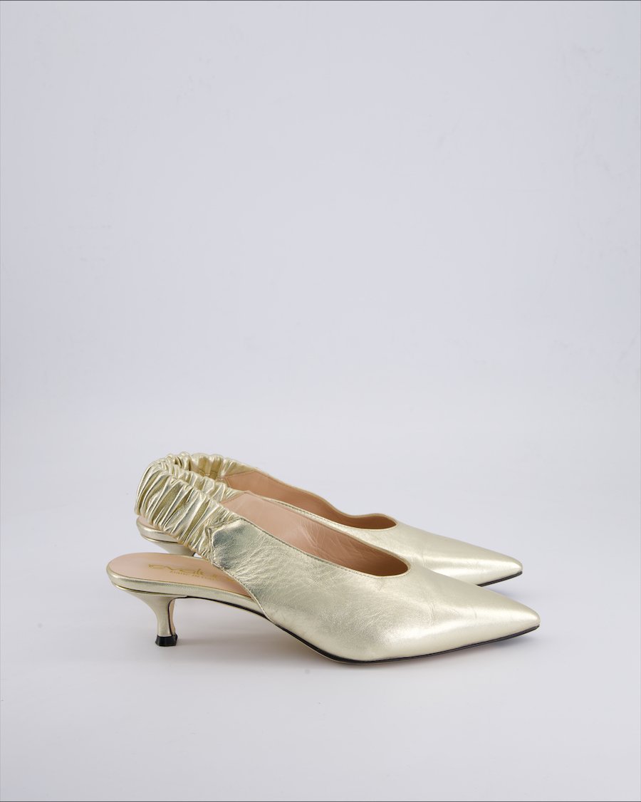 Evaluna Heels Leather Gold 38 EU