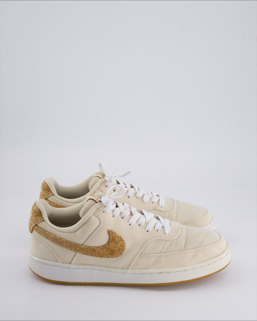 Nike Court Vision Trainers Cloth Beige 40.5 EU