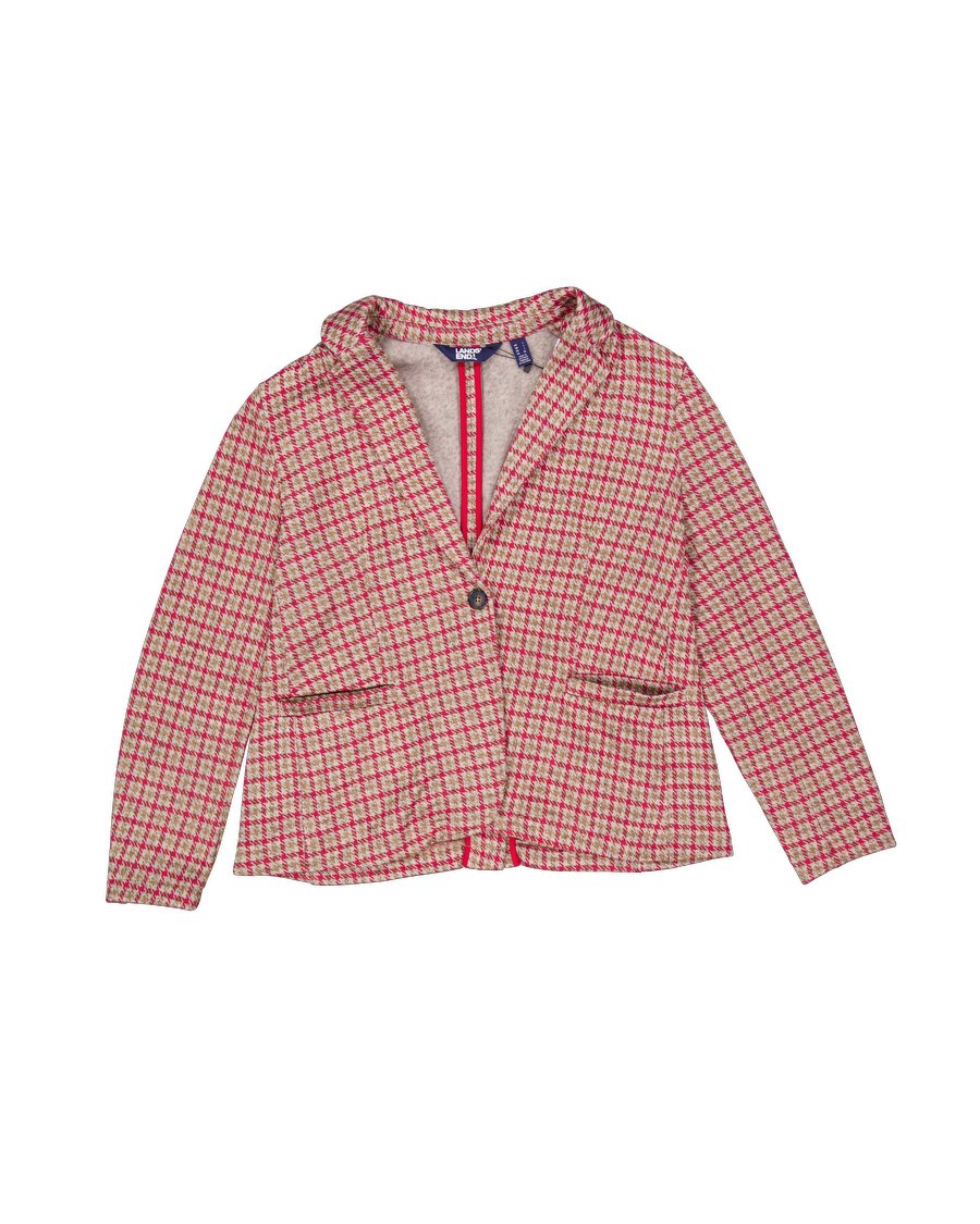 Lands'end Blazers Polyester Red XL International