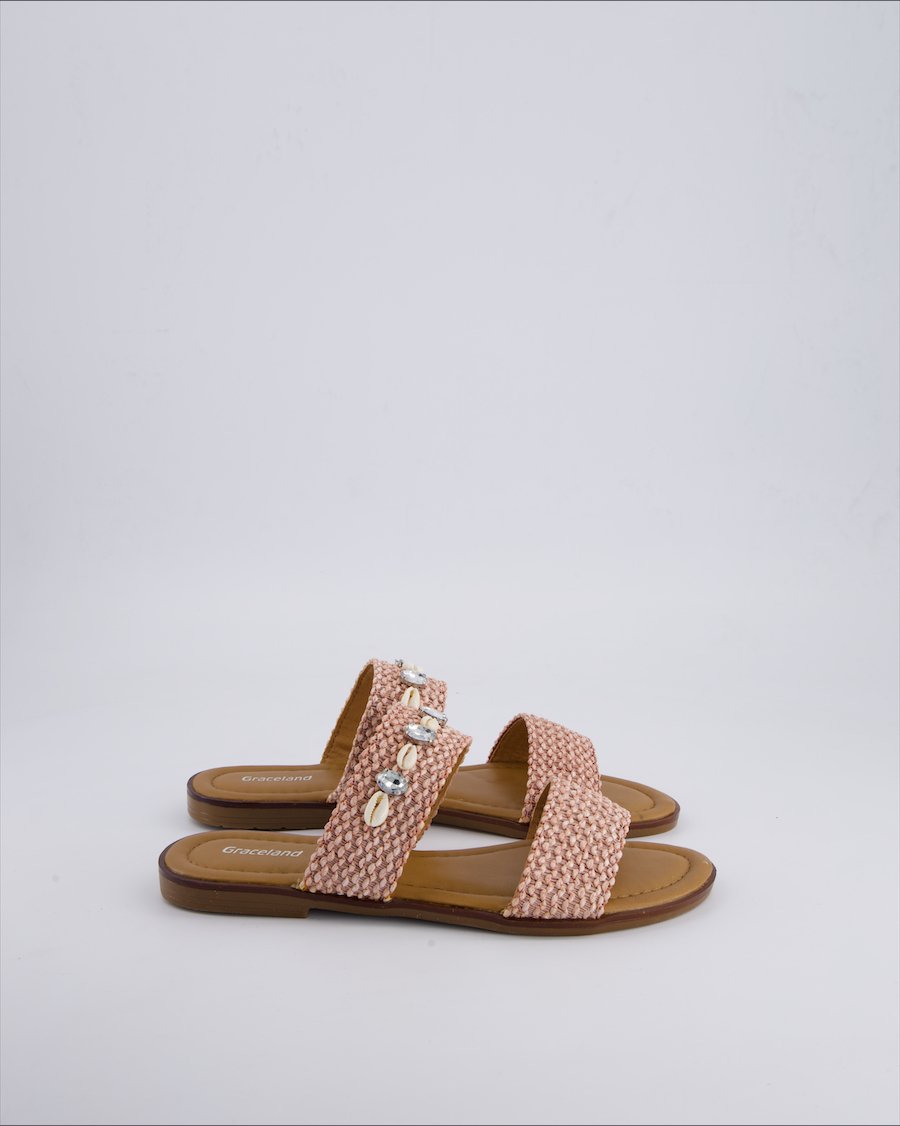 Graceland Sandals Vegan leather Pink 37 EU