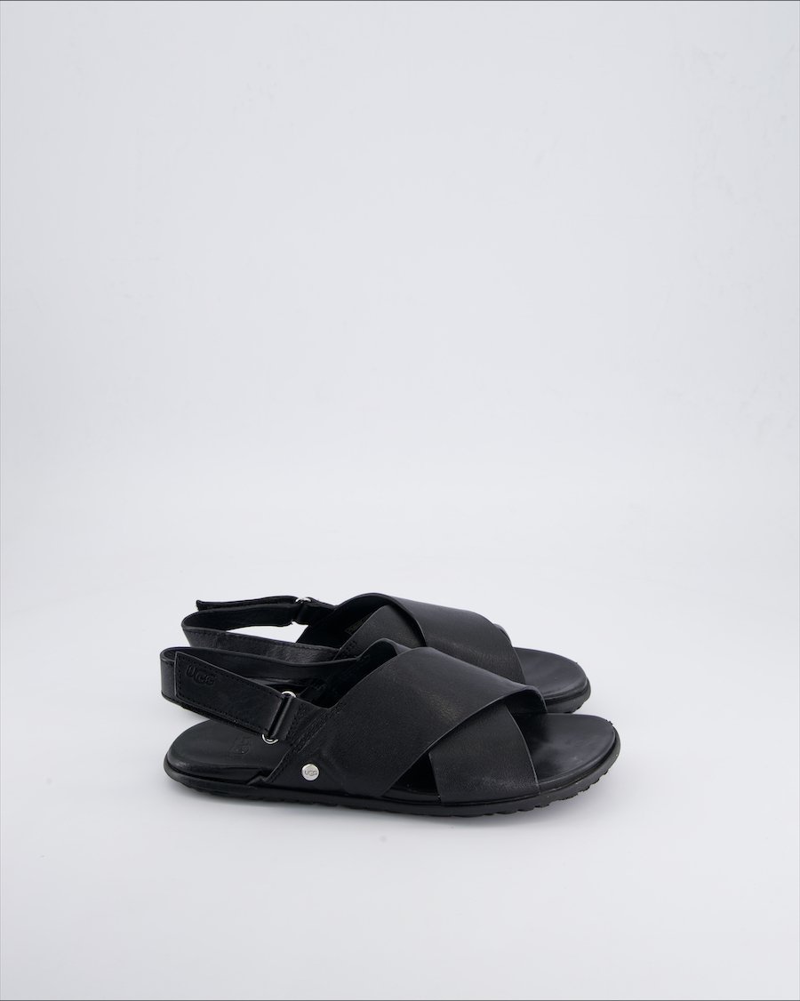 Ugg Sandals Leather Black 37 EU