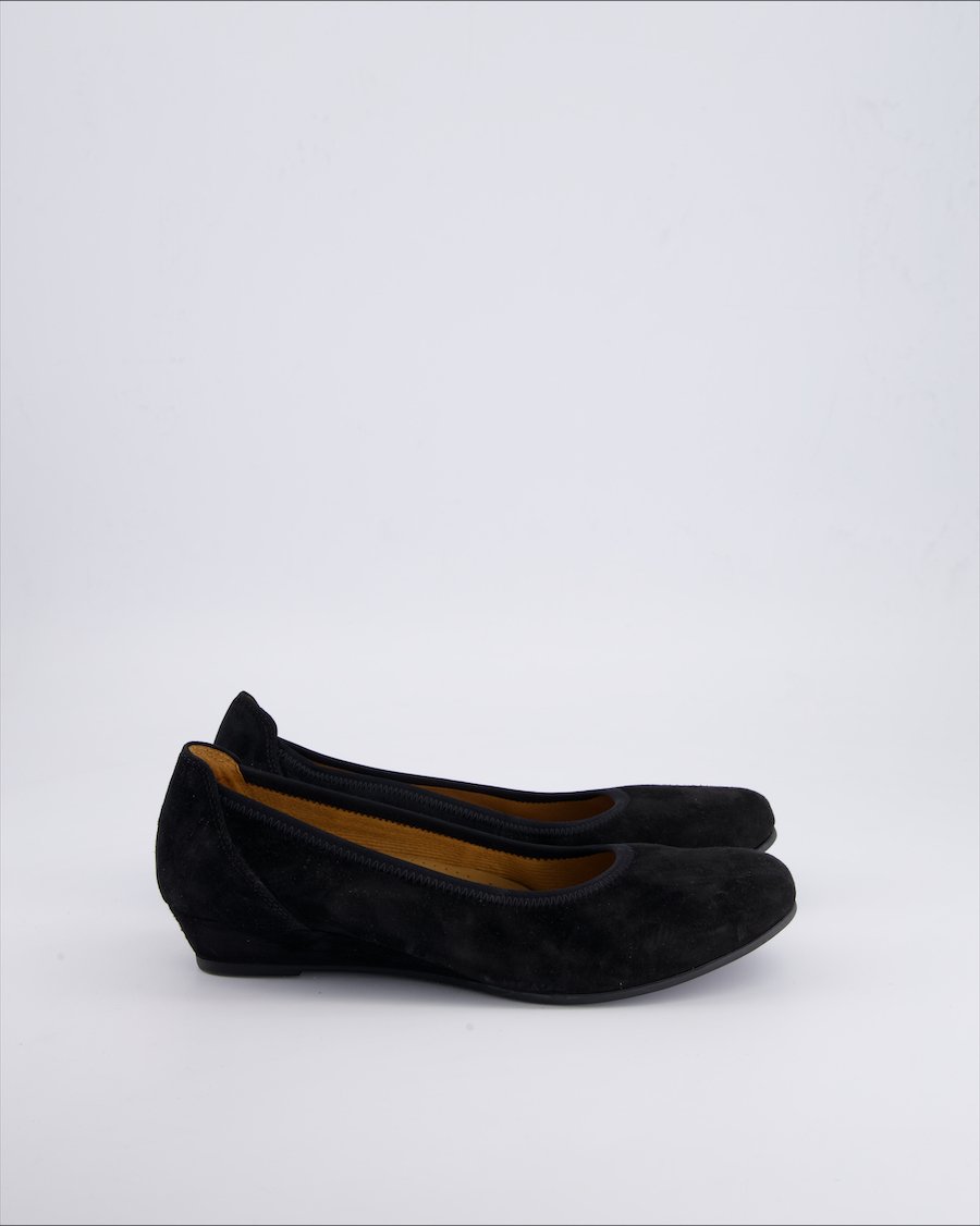 Gabor Ballet flats Suede Black 39 EU