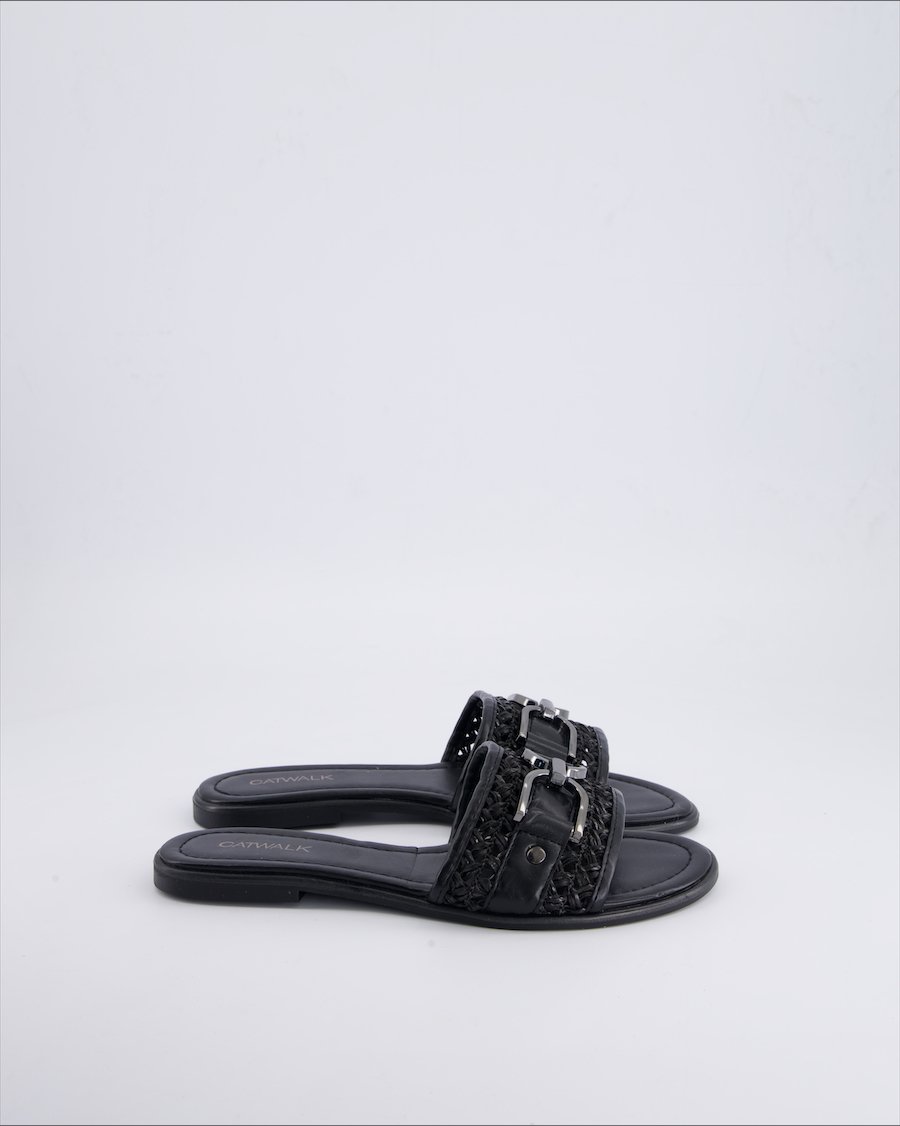 Catwalk Sandals Leather Black 38 EU