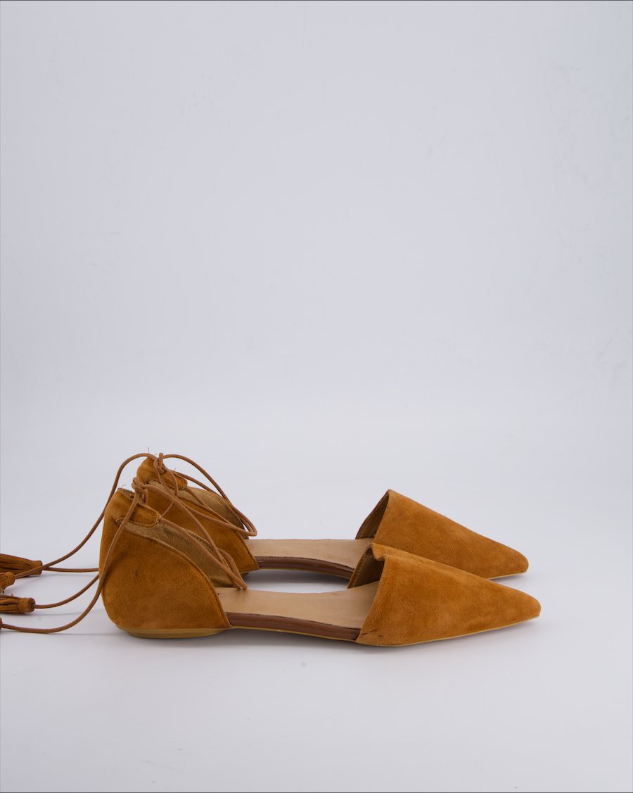 Topshop Sandals Suede Camel 39 EU