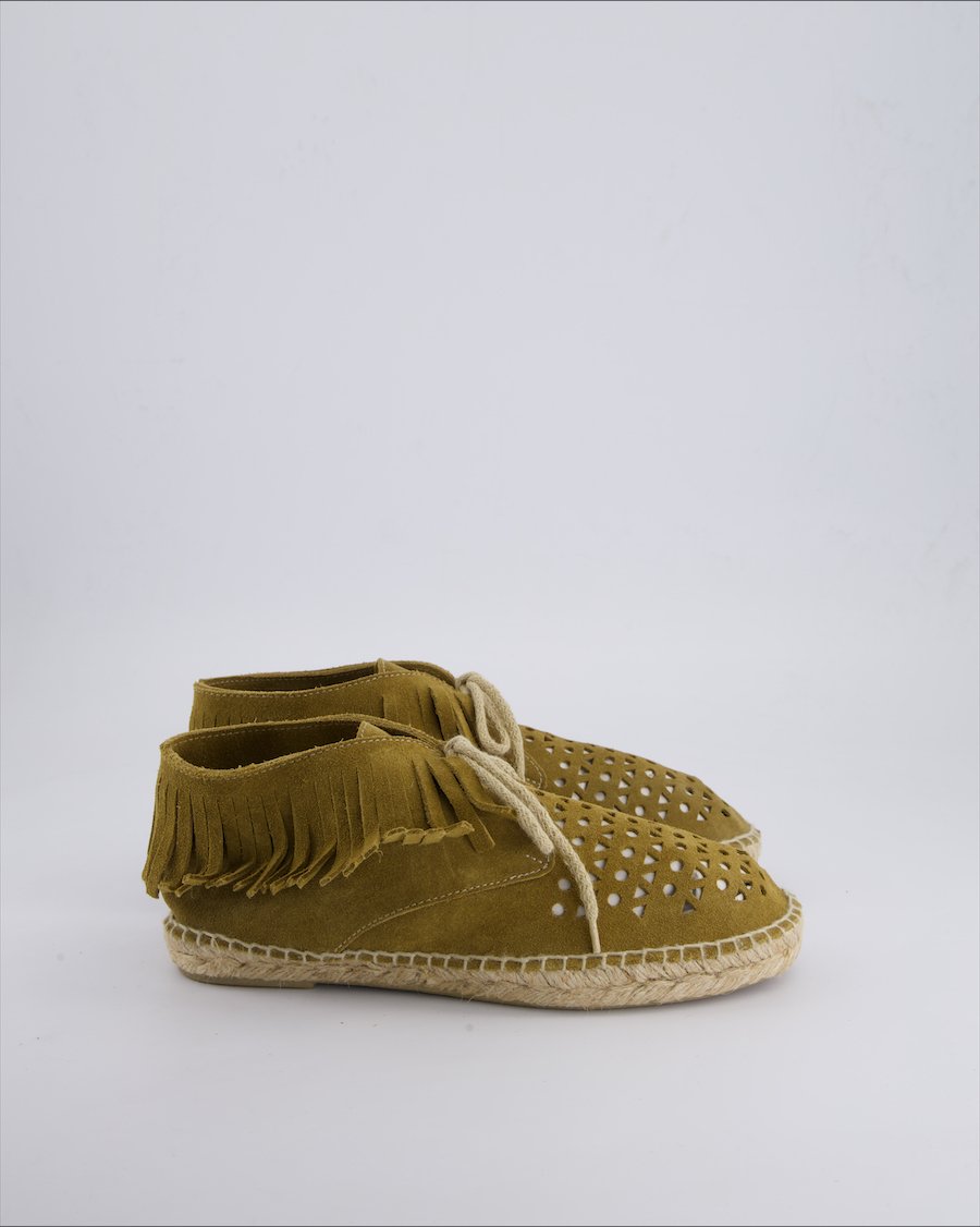 Suyute Espadrilles Suede Khaki 39 EU