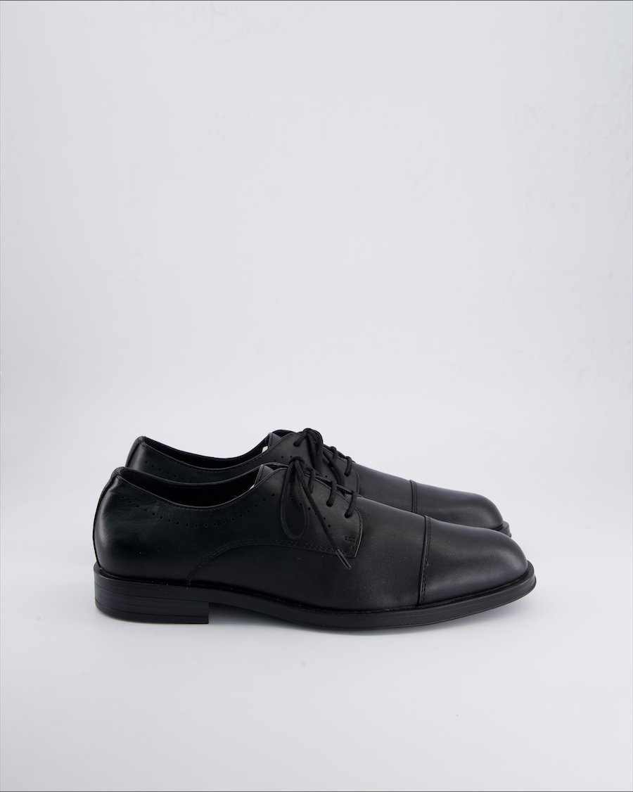 Pier One Lace ups Leather Black 43 EU