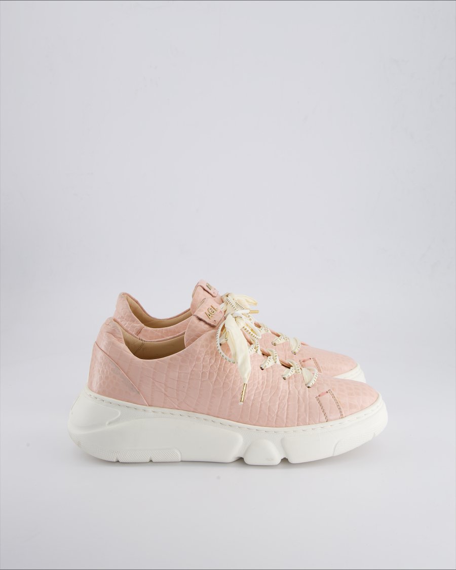 AGL Trainers Leather Pink 39 EU