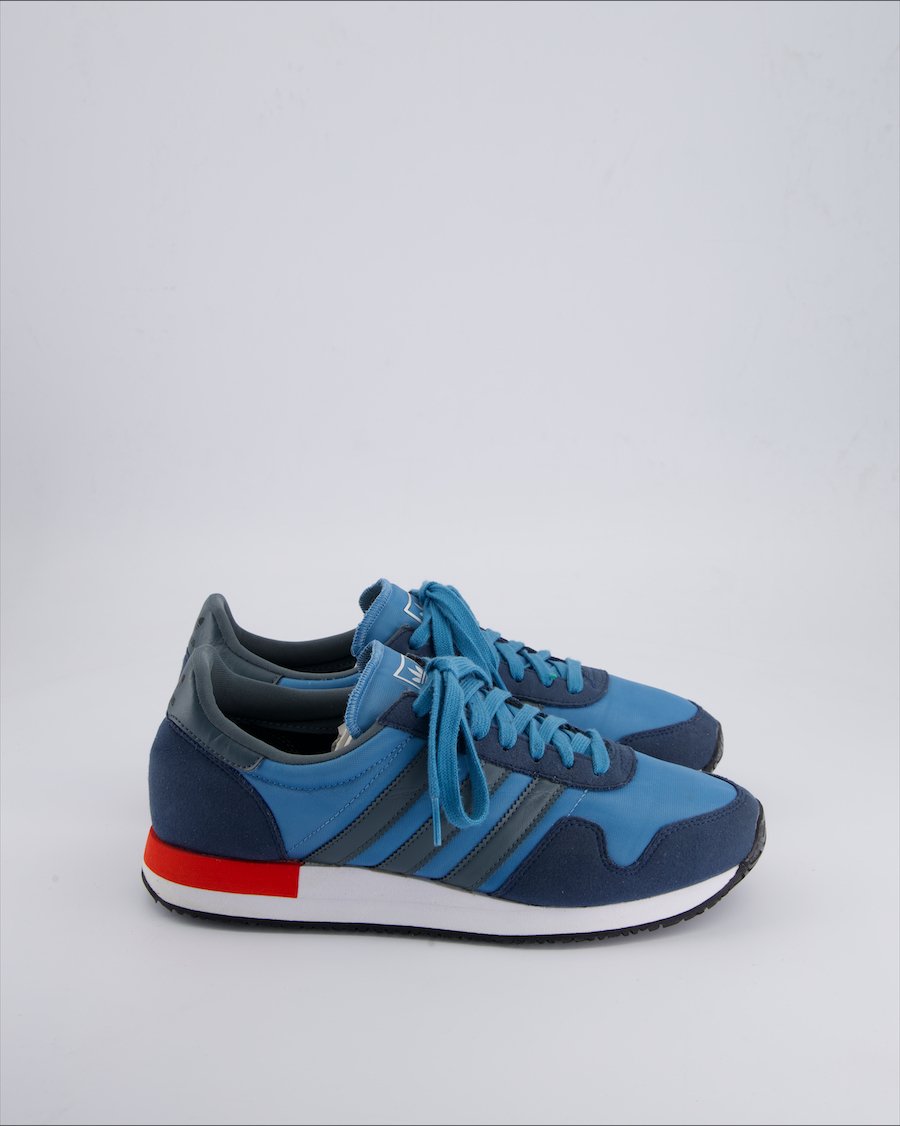 Adidas Low trainers Suede Blue 42.5 EU