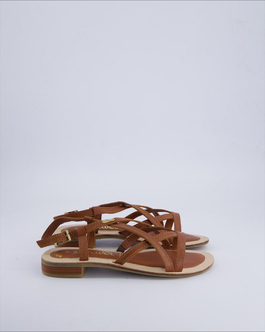 S.oliver Sandals Leather Brown 38 EU