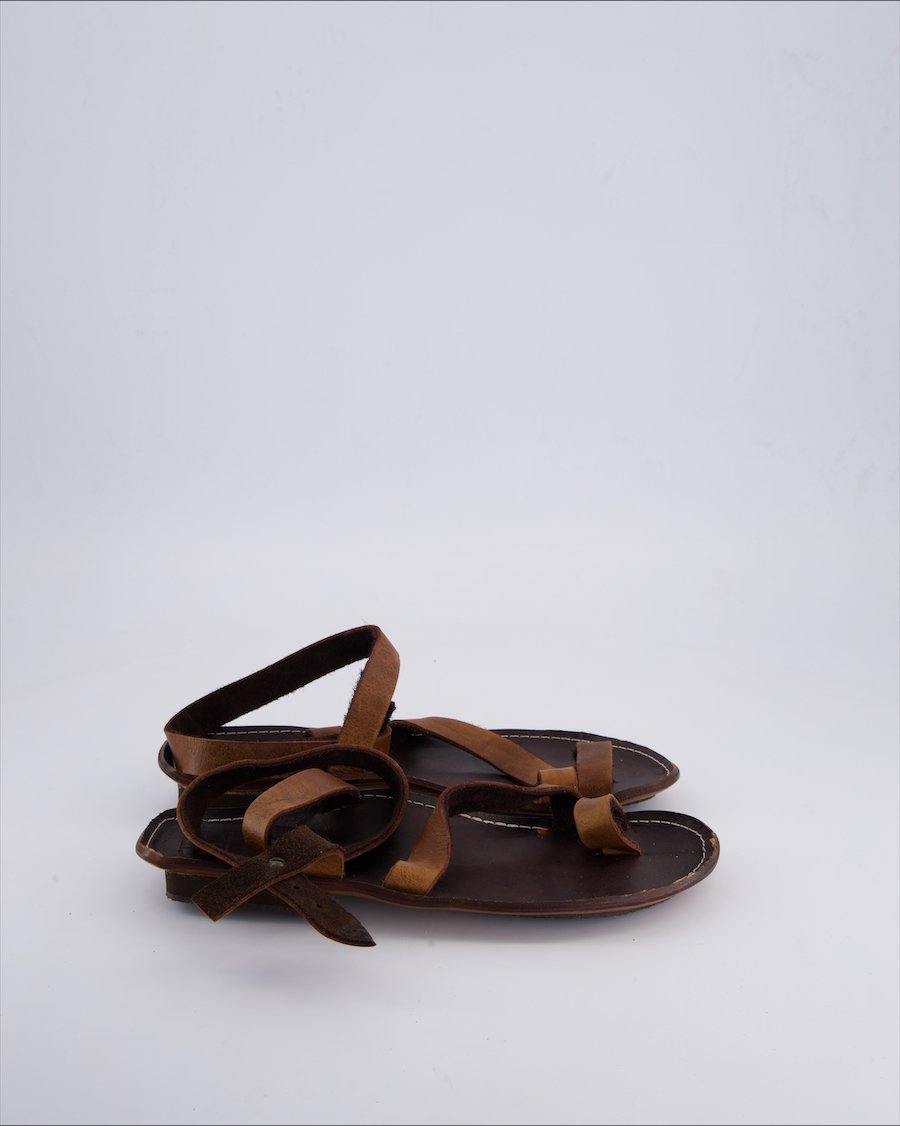 Gita Sandals Leather Brown 41 EU