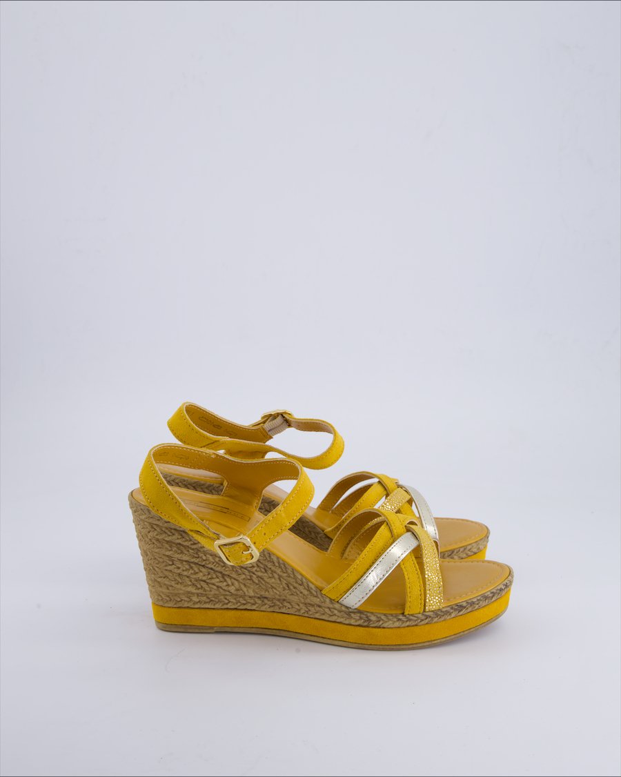5th Avenue Sandals Suede Yellow 38 EU