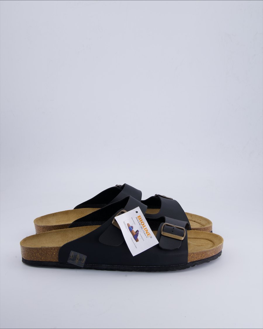 Bioline Sandals Leather Black 48 EU