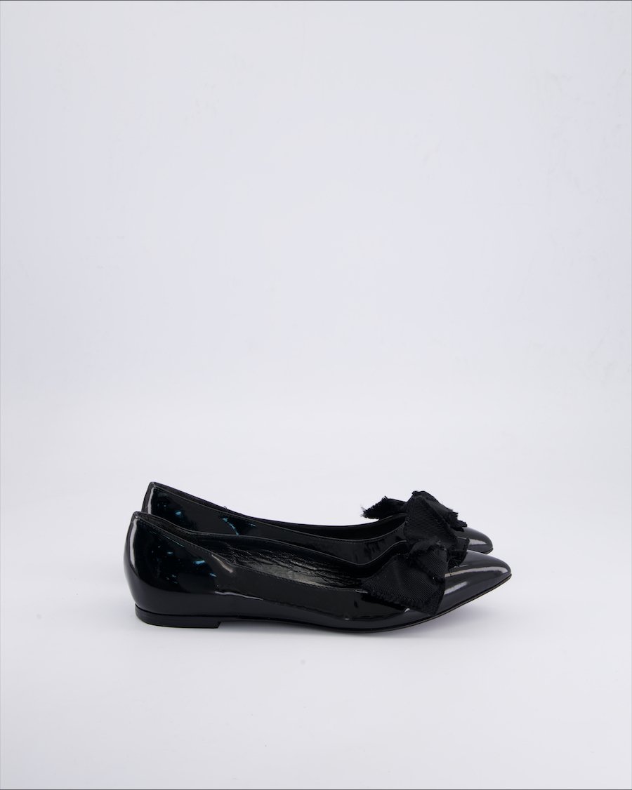 Navyboot Ballet flats Leather Black 36 EU