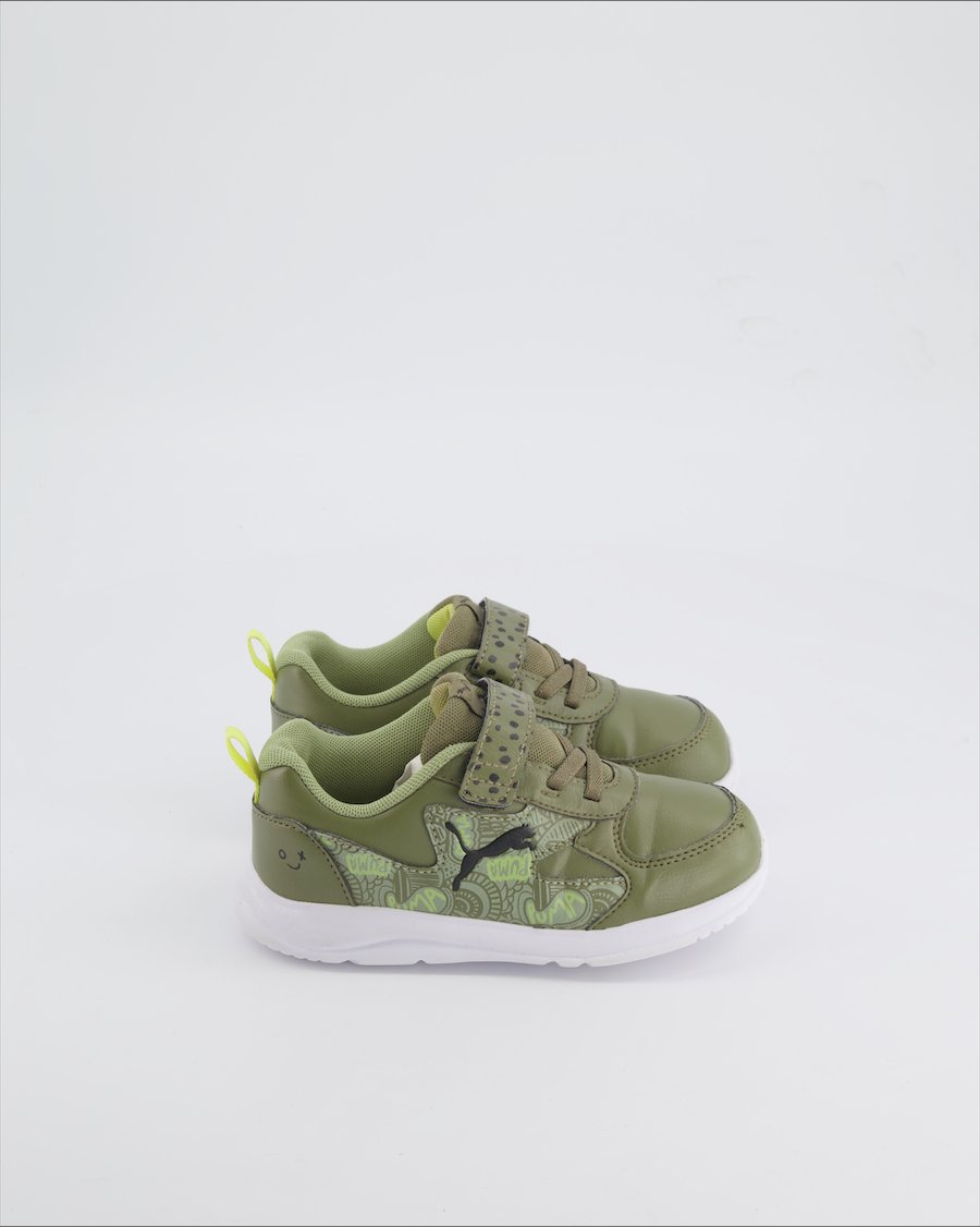 Puma Hook-and-loop trainers Leather Green 27 EU