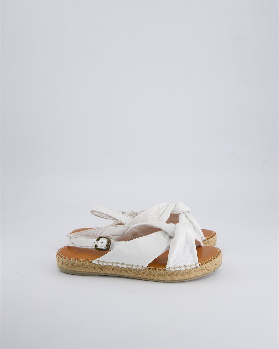 1874 By Walder Espadrilles Leather White 38 EU