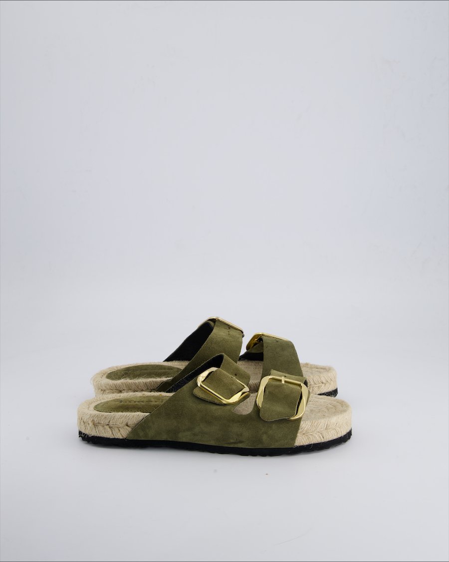 Tamaris Sandals Suede Green 38 EU
