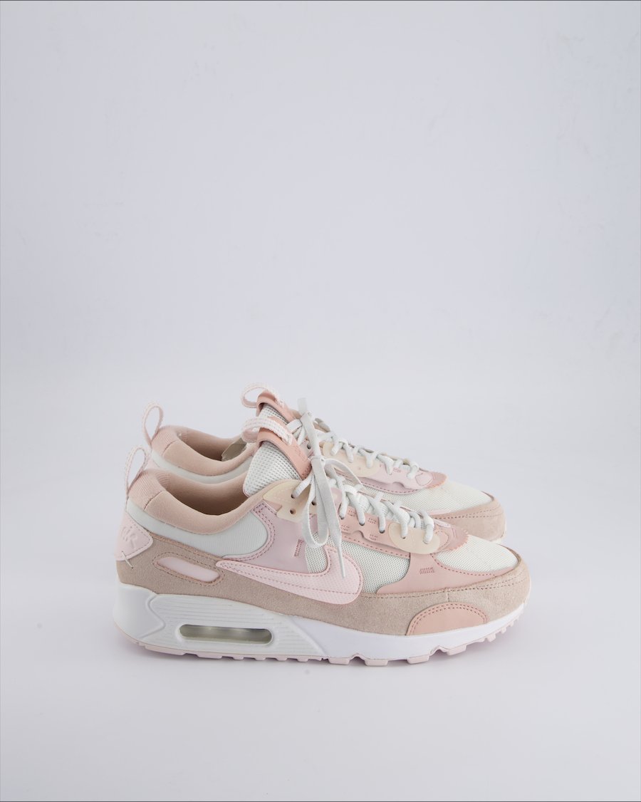 Nike Air Max 90 Futura Trainers Suede Pink 40 EU