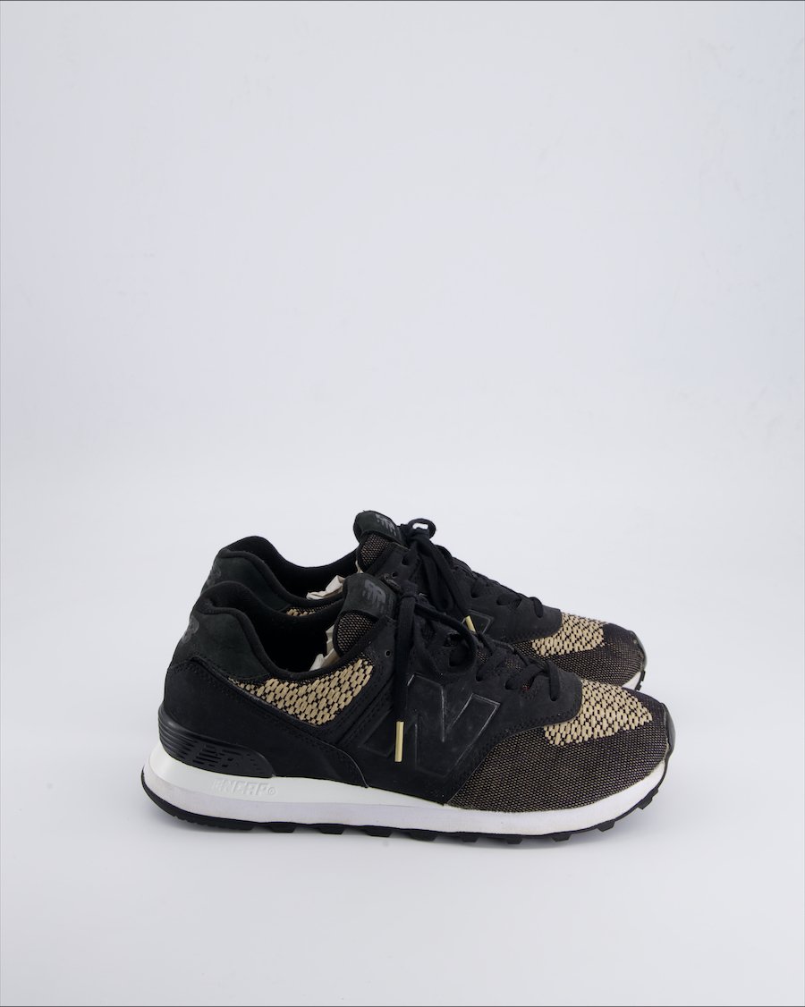 New Balance 574 Trainers Cloth Black 40 EU
