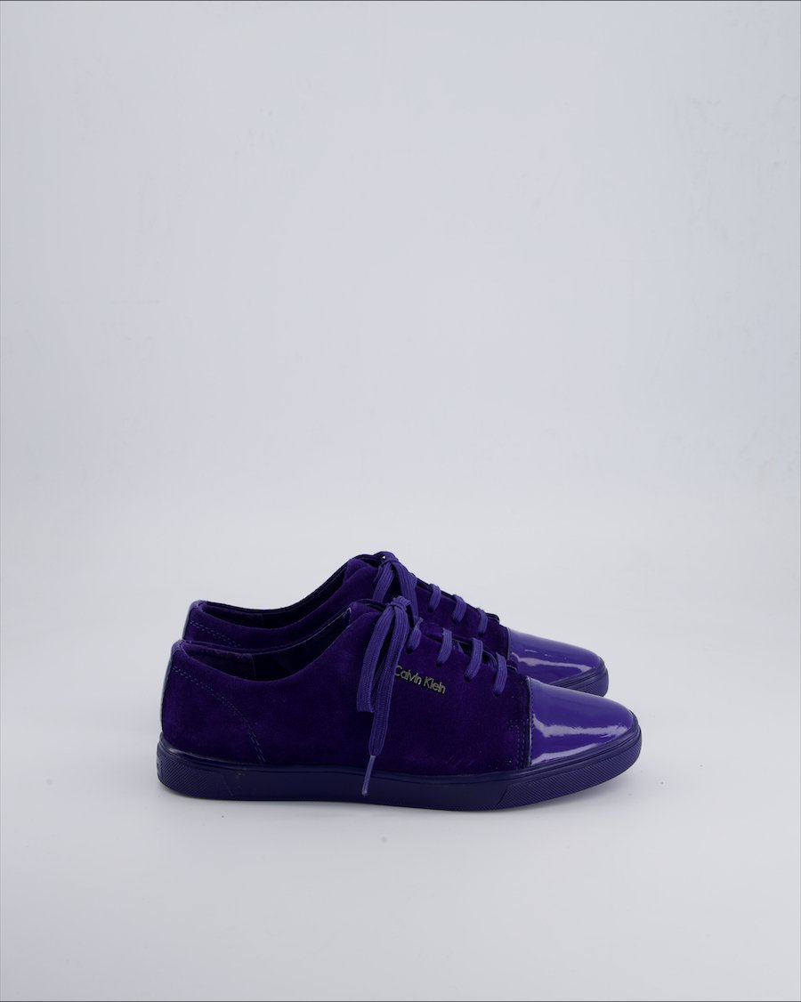 Calvin Klein Trainers Suede Blue 36 EU