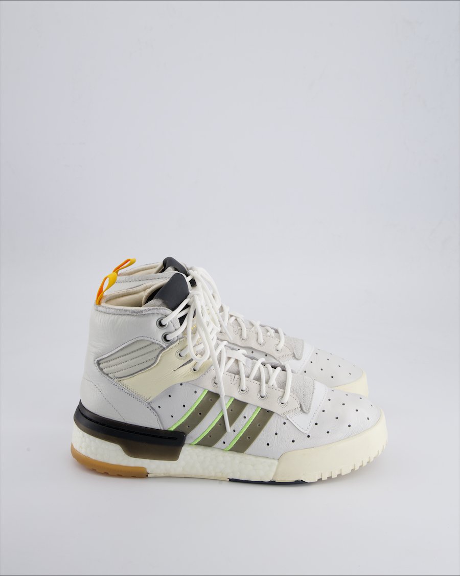 Adidas High trainers Leather White 40.5 EU
