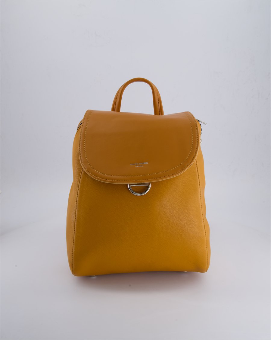David Jones Backpacks Vegan leather Camel