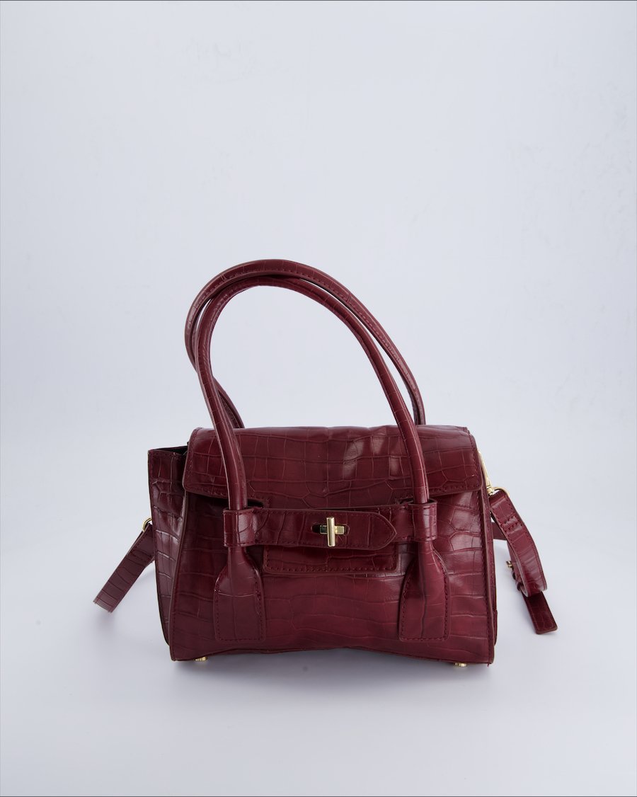 Zara Crossbody bags Vegan leather Burgundy