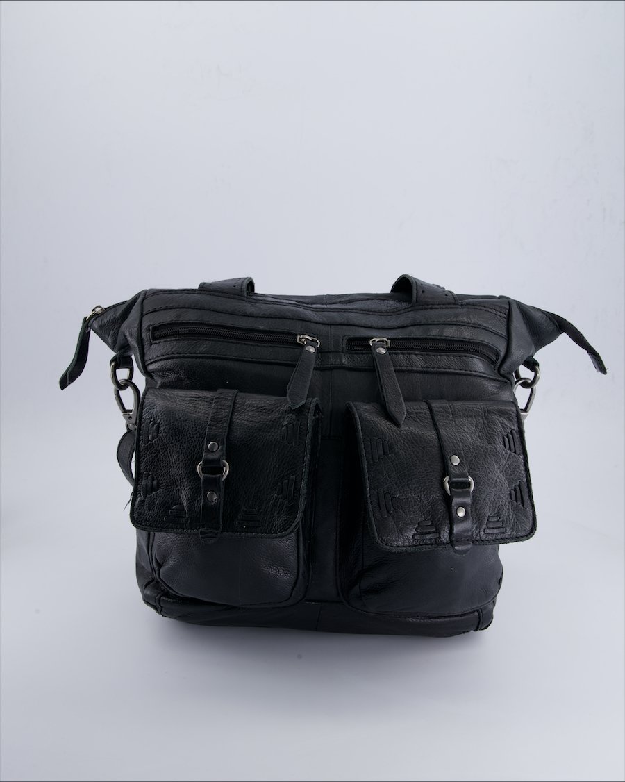5th Avenue Shoulder bags Leather Black
