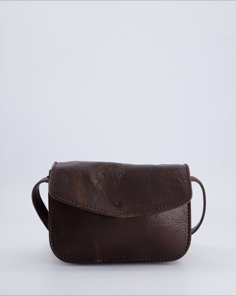 Unbranded Crossbody bags Leather Brown