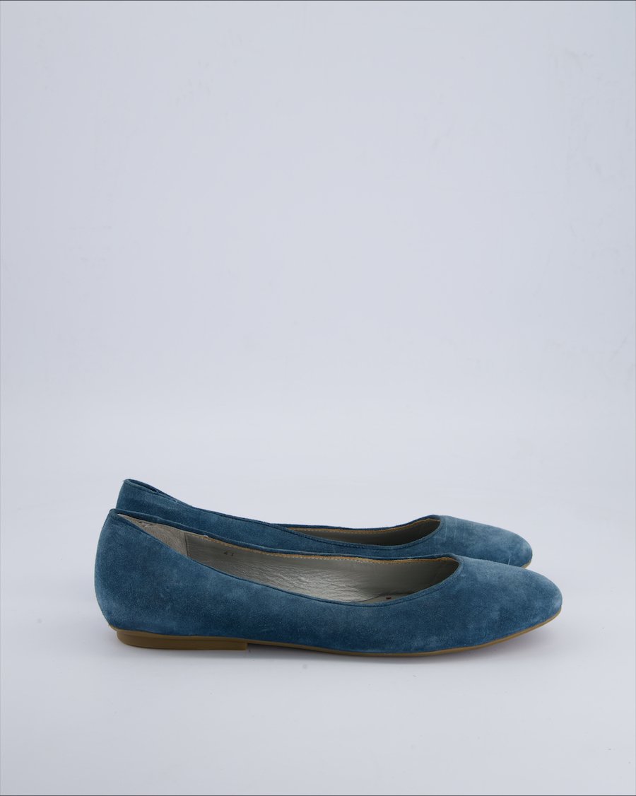 Navyboot Ballet flats Suede Turquoise 41 EU