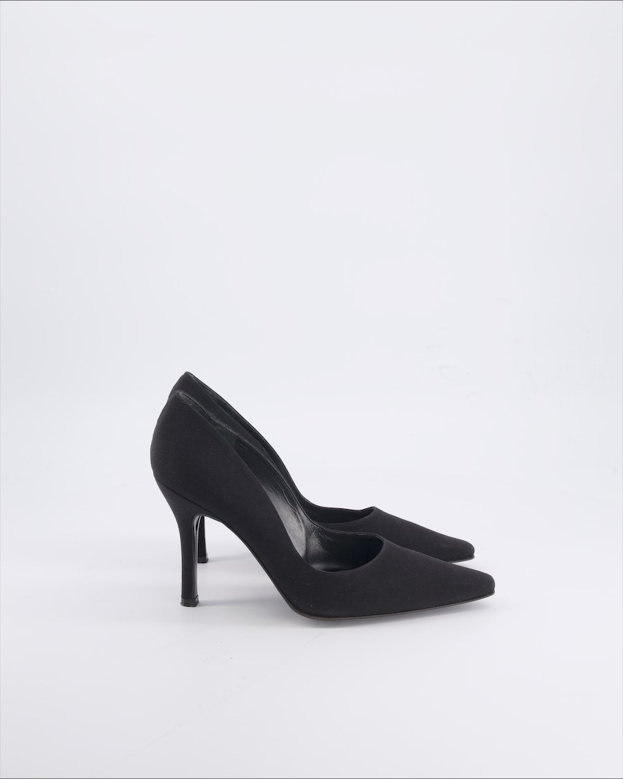 Stuart Weitzman Heels Cloth Black 37.5 EU