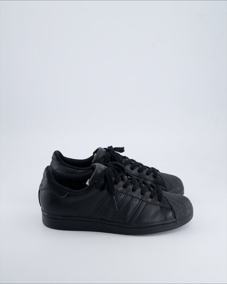 Adidas Superstar Trainers Leather Black 41.5 EU