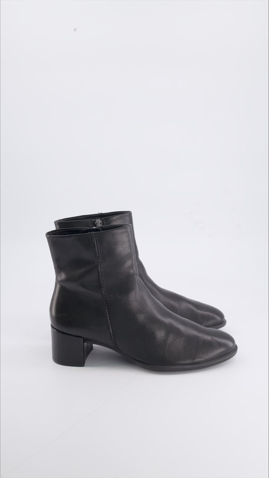 Ecco Ankle Boots Leather Black 38 EU