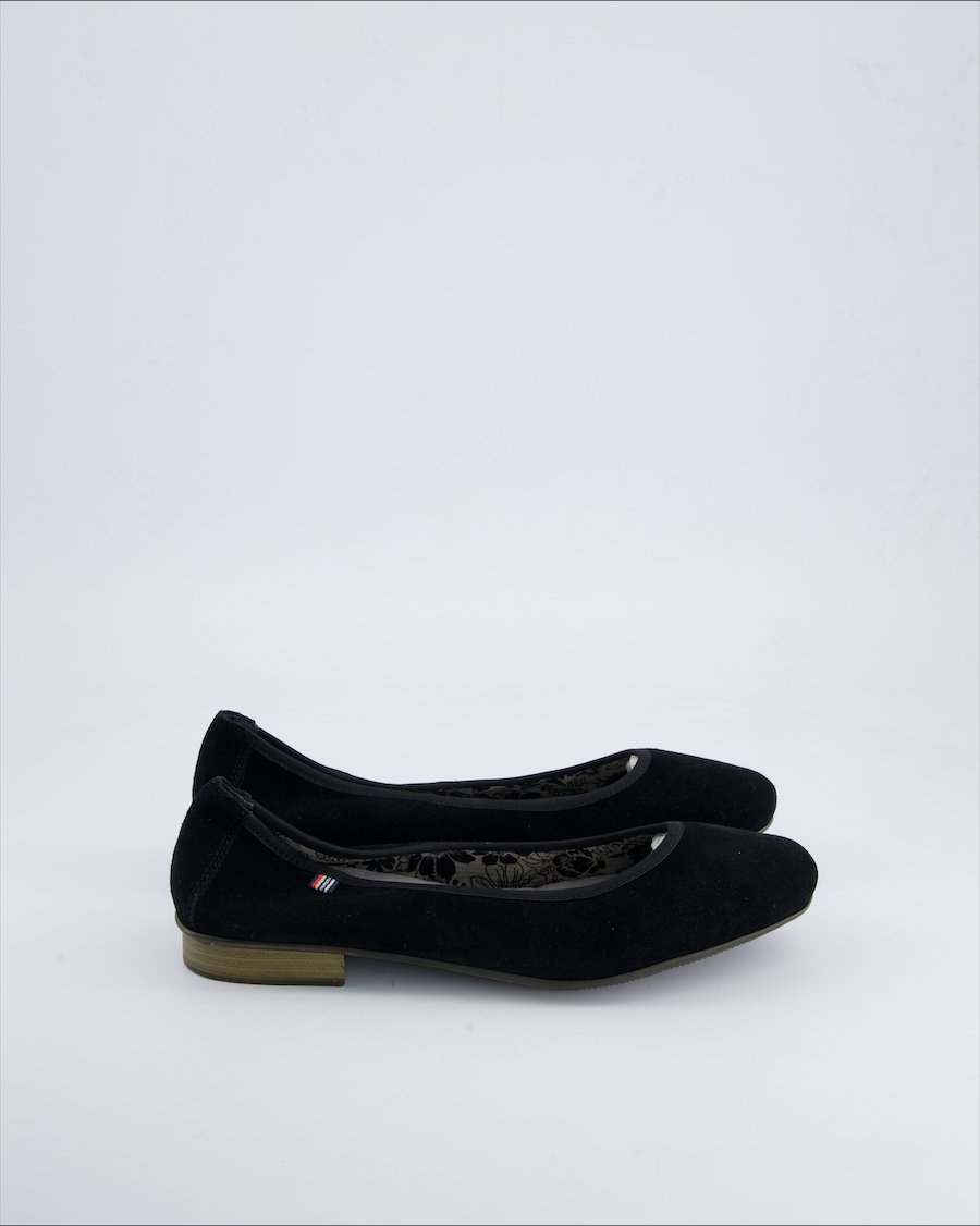 Rieker Ballet flats Suede Black 42 EU