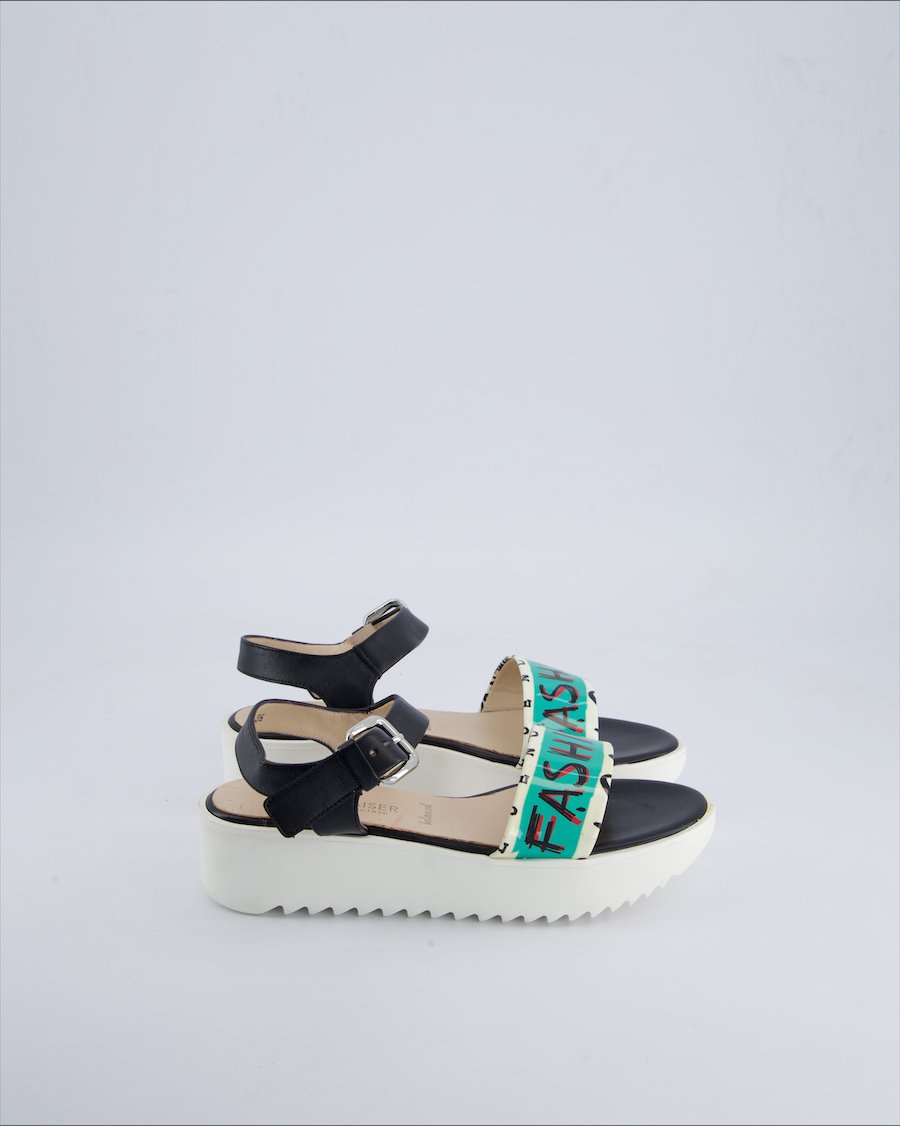 Peter Kaiser Sandals Leather Black 36 EU