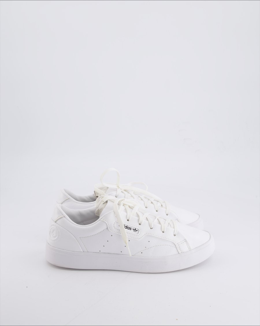 Adidas Trainers Leather White 40.5 EU